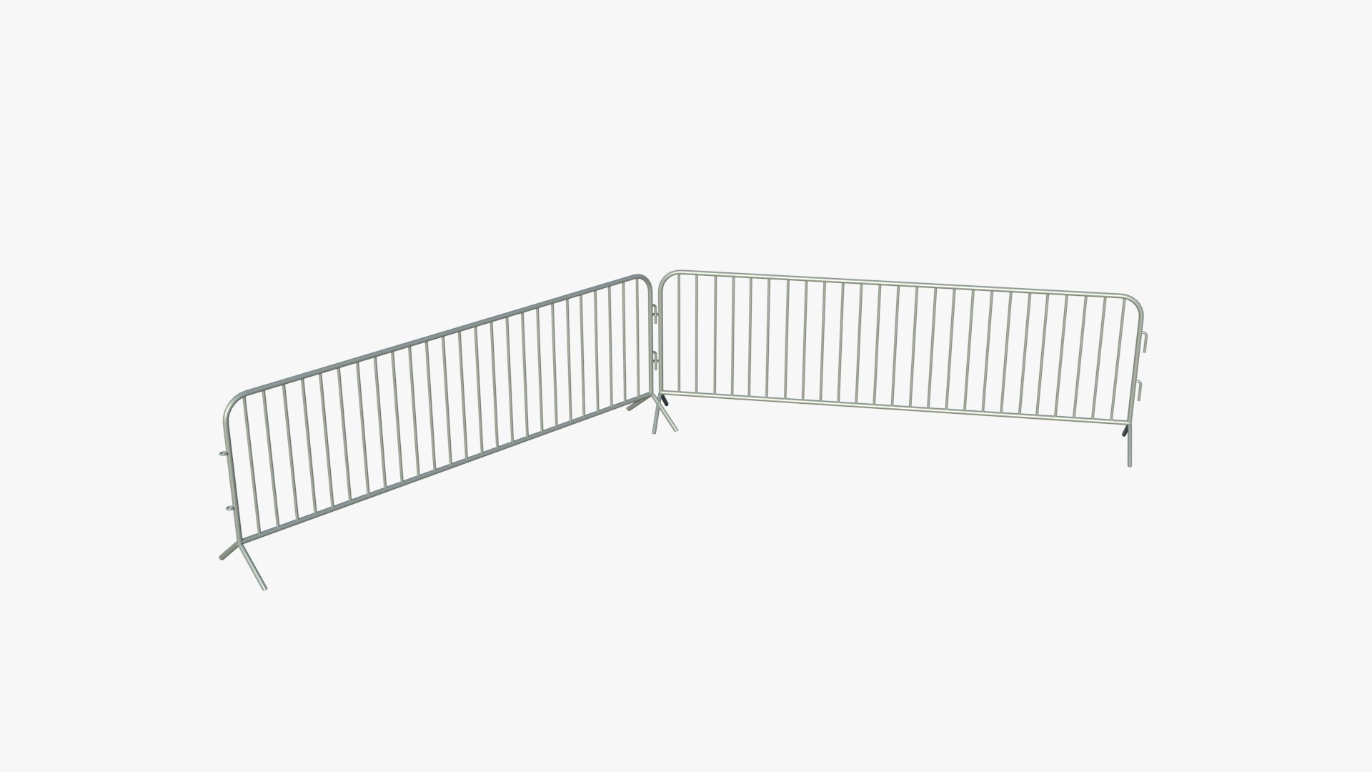 Crowd Control Barrier 3D Model - TurboSquid 1961767