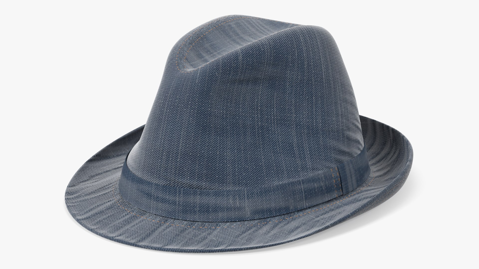 Jeans Hat 3D model preview