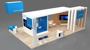 collection exhibition creative 3D model