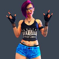 Alt Hipster Girl