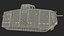Sturmpanzerwagen A7V Deutscher WW1 Panzer 3D