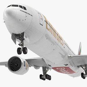 3d model boeing emirates airlines