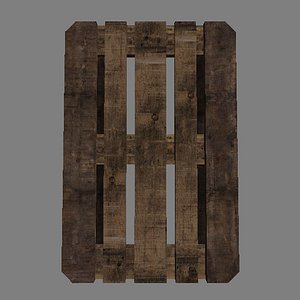 free wooden pallet 3d model