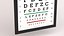 3D eye chart