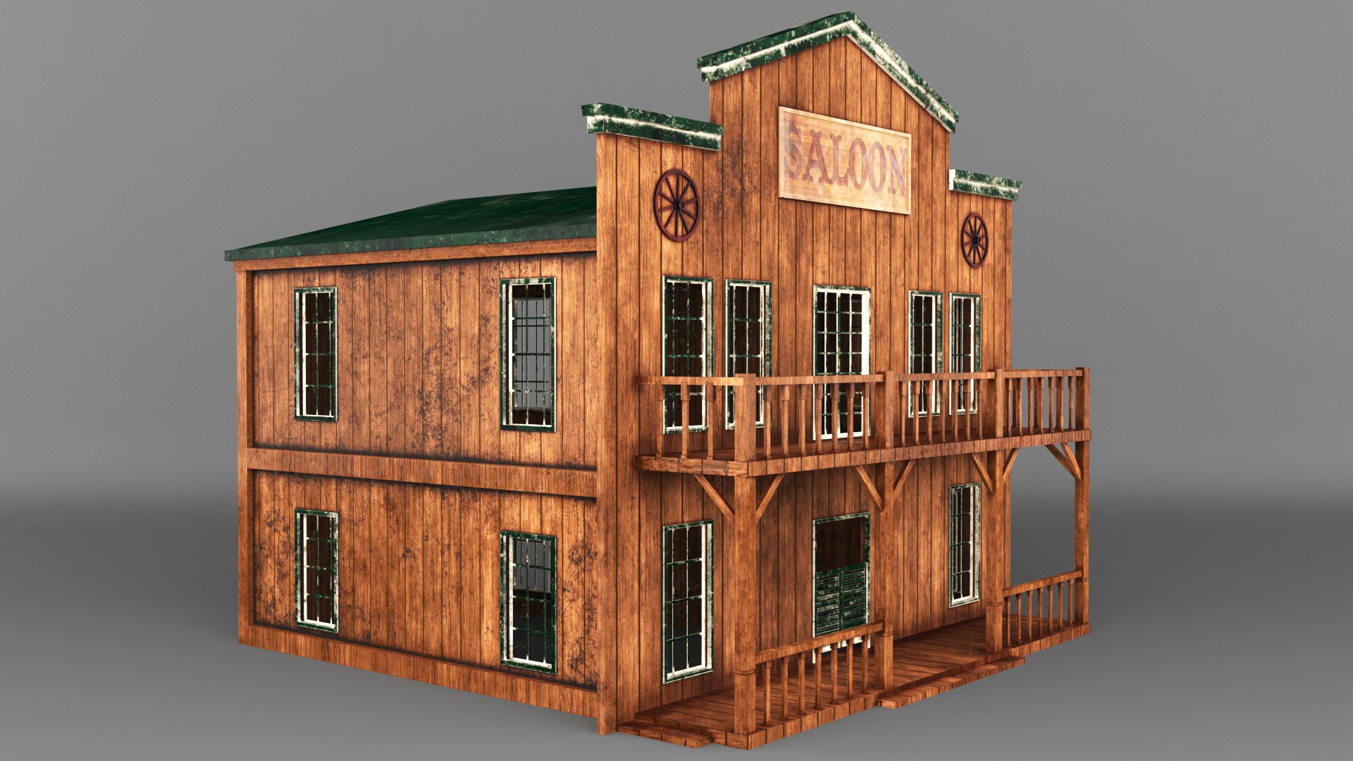 3D western saloon - TurboSquid 1620782