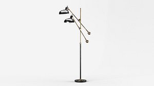 3D Designer floor lamp model