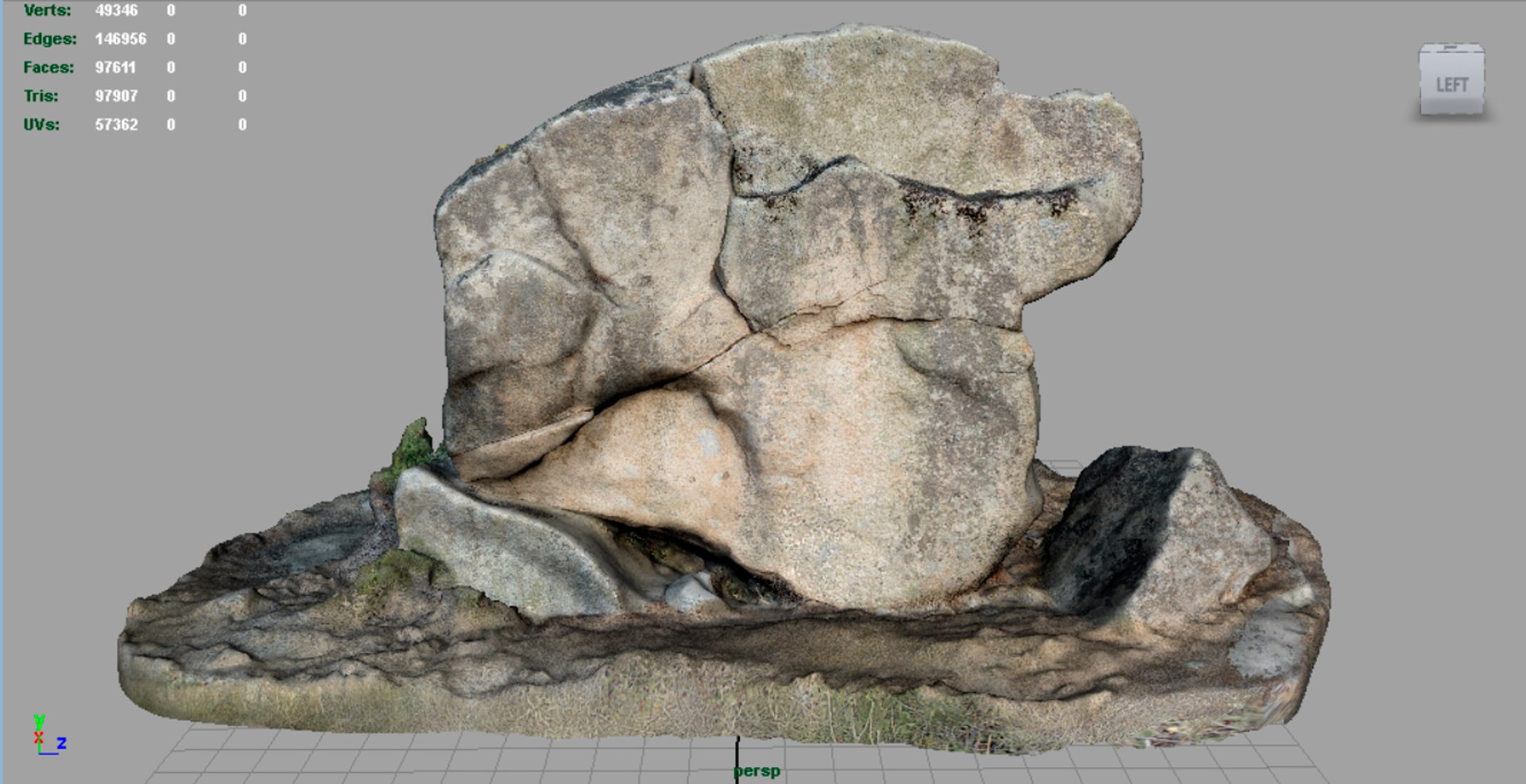 Realistic rock model - TurboSquid 1194952