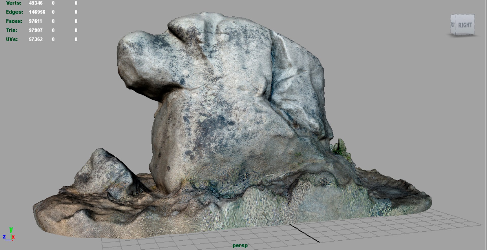 Realistic rock model - TurboSquid 1194952