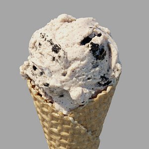 Ice Cream Waffle Cone Cookies and Cream
