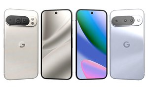 3D Google Pixel 10 Pro XL Porcelain And Google Pixel 10 Frost