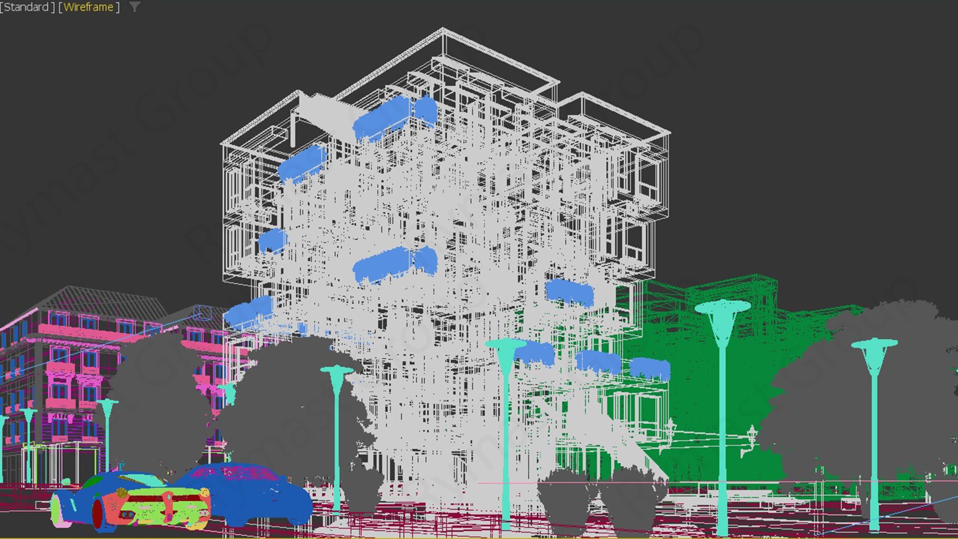 Ultimate Green Building Complex Comprehensive 3D Model For Sustainable ...