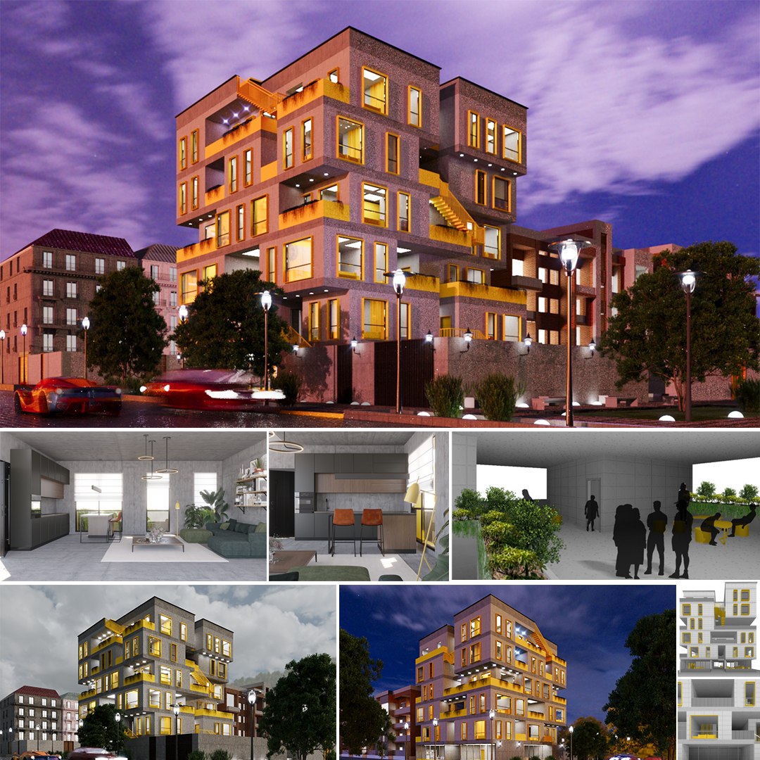 Ultimate Green Building Complex Comprehensive 3D Model For Sustainable ...