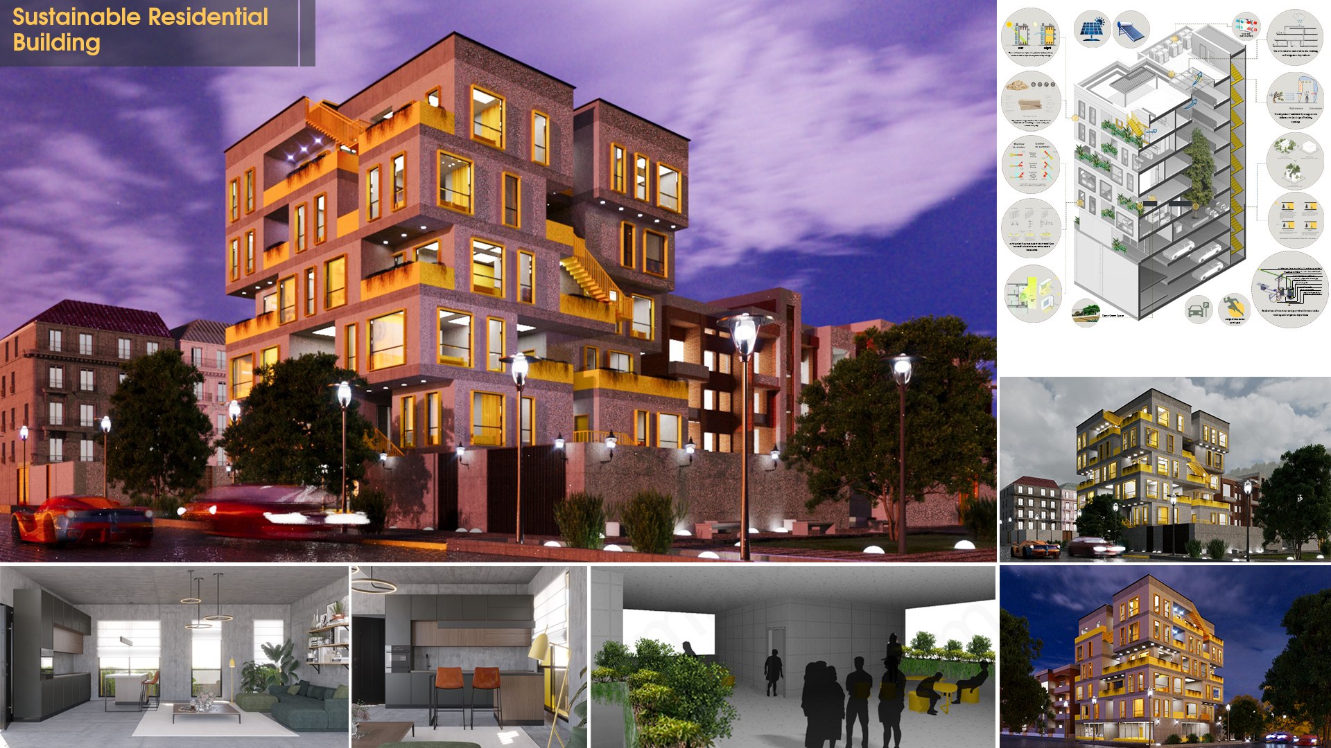 Ultimate Green Building Complex Comprehensive 3D Model For Sustainable ...