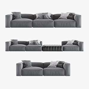 Meroni Colzani Bellagio Sofa 3D model