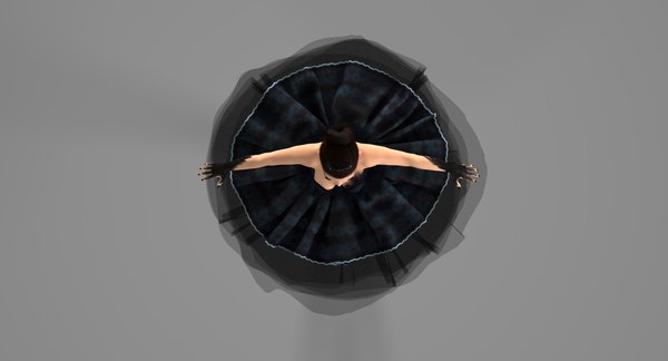 Ballerina black swan rig model - TurboSquid 1304691