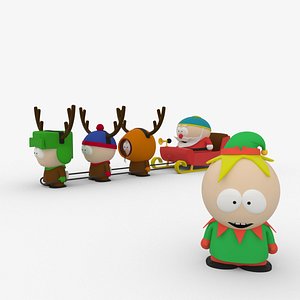 3d south park model