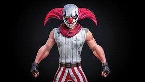 3D Stylized Battle Clown