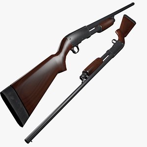 3d ithaca m37 shotgun model