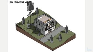 3D Small House - Revit Model - TurboSquid 2017783