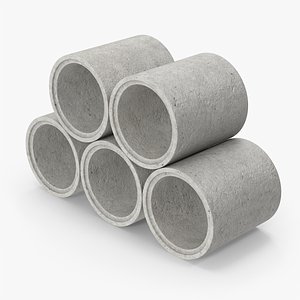 Stack Of Concrete Pipes