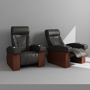 theater chair 3d max