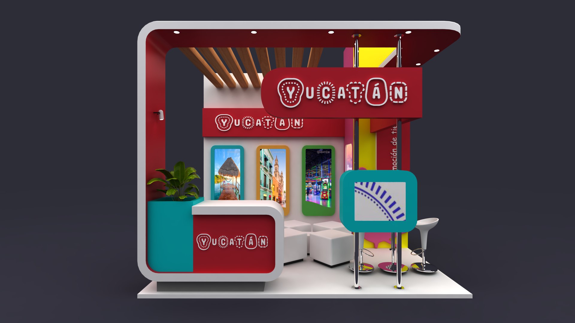 3D Vibrant Yucatan booth 3x4 model https://p.turbosquid.com/ts-thumb/SA/MzaRg2/3T/1/png/1760189428/1920x1080/fit_q87/107c21d976ad679998c289e93cda5e5a6a4cbd11/1.jpg