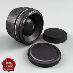 3d camera kit lens model