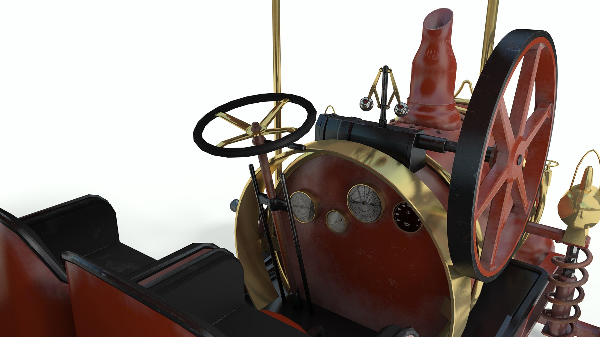 Steamy - Vintage Steam Model - TurboSquid 1550314
