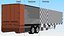 3D Futuristic Cargo Trailer