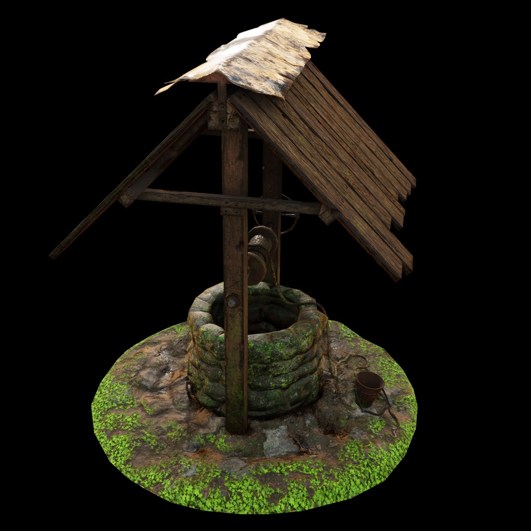 Water Well 3D Model - TurboSquid 2089625