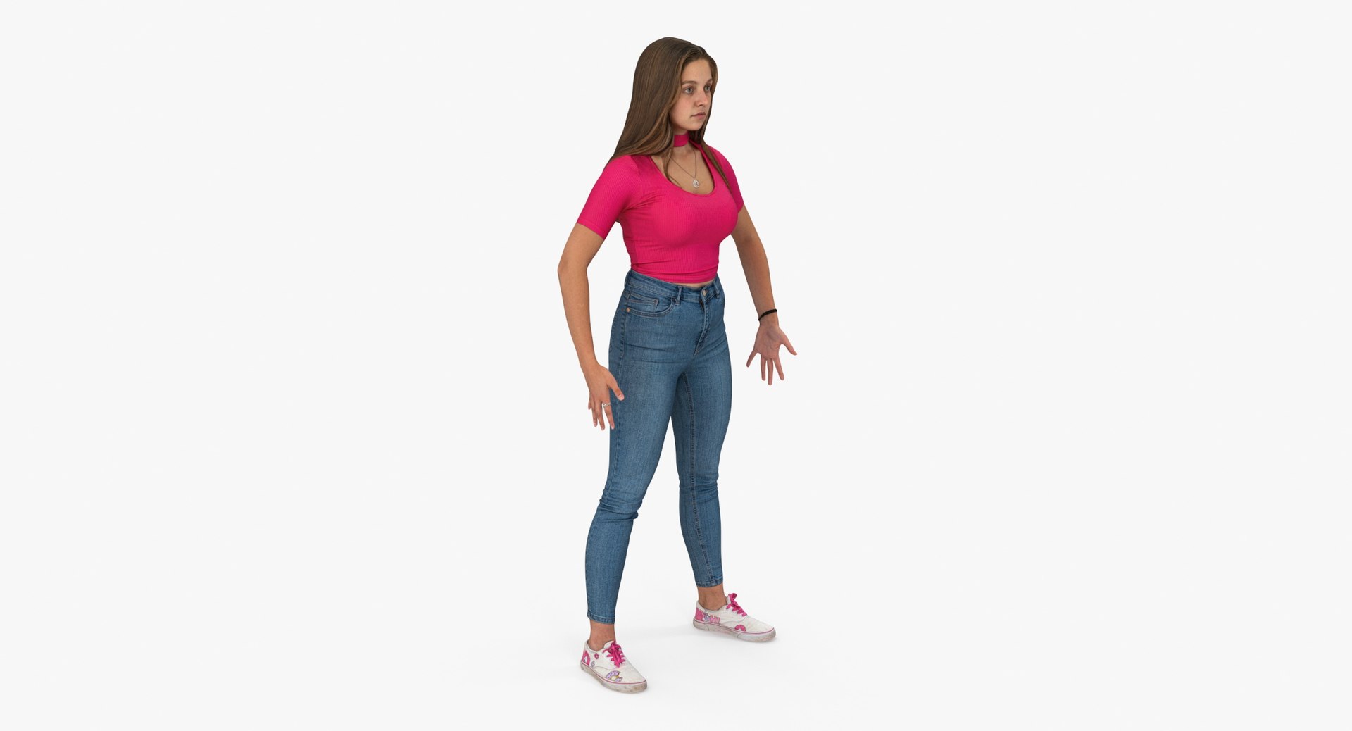 Karen Casual Spring A Pose 3D model - TurboSquid 2034476