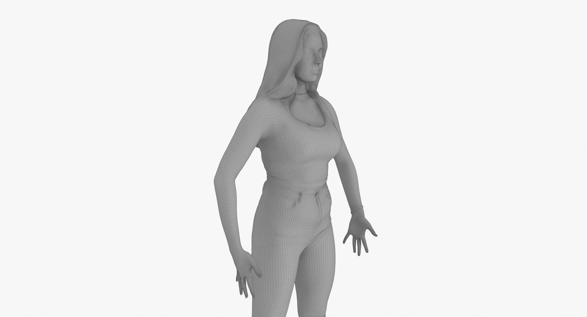 Karen Casual Spring A Pose 3D model - TurboSquid 2034476