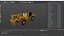 3D Tigercat Skidder 632H Log Grapple Used Simplified