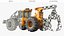 3D Tigercat Skidder 632H Log Grapple Used Simplified