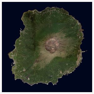 Miyake-jima Island Japan 3D model