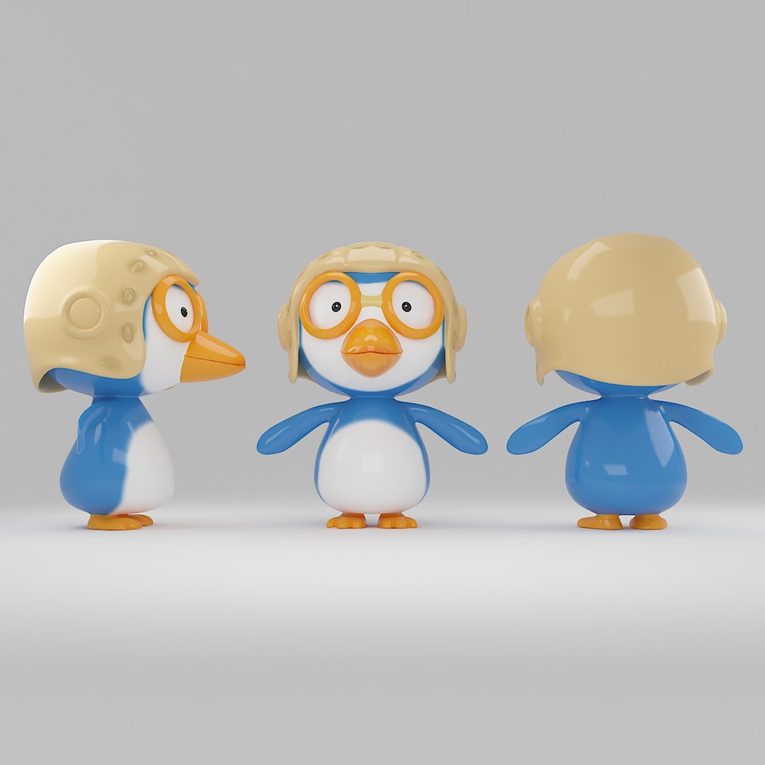 3D Cartoon Duck - TurboSquid 1422810