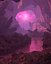 Entorno de cueva de ciencia ficción
