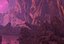 Entorno de cueva de ciencia ficción