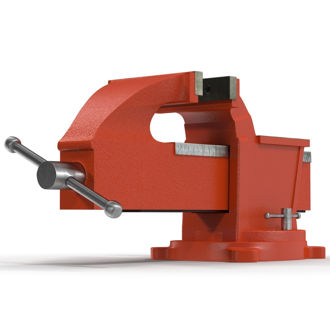 Vise Red 3D Model 3D model preview