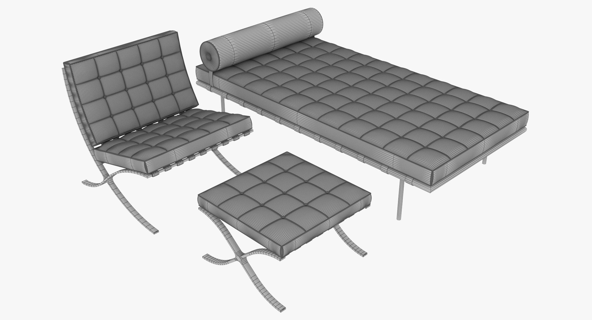 Knoll White Leather Barcelona Chair Couch and Stool Ottoman Set 3D model https://p.turbosquid.com/ts-thumb/SA/xM9DNW/kO/barcelonaset1107/jpg/1622899569/1920x1080/fit_q87/eaa434c6241f84bbf9a3b9eaa3198be6130da32c/barcelonaset1107.jpg