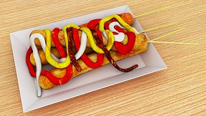 Sausages 3D model
