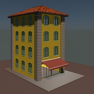 Row house 2349 3D model