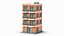Cartoonish Apartment Building Low Poly 3D Bundle 3D model