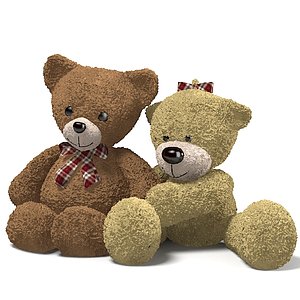 teddy bear toy 3d max
