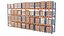 Warehouse Shelf With Pallets