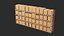 Warehouse Shelf With Pallets