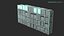 Warehouse Shelf With Pallets