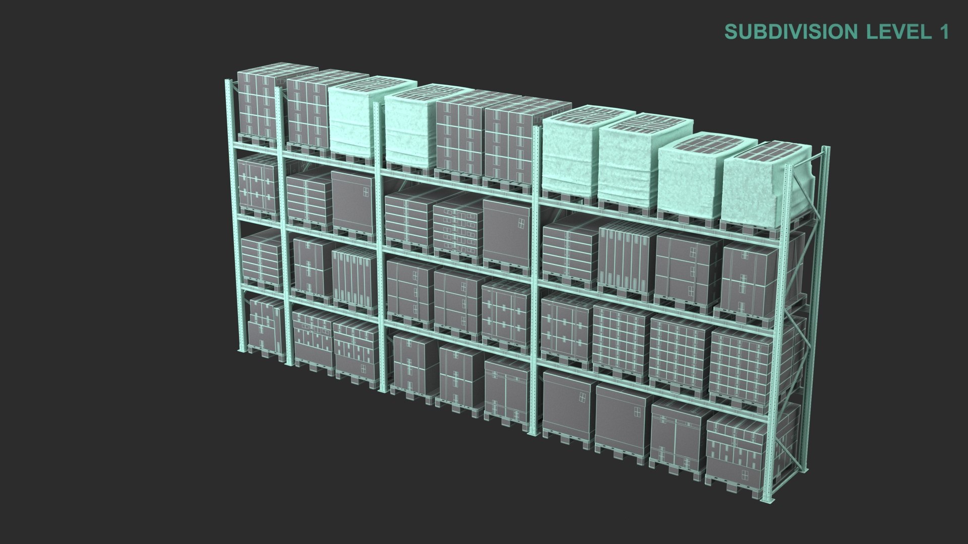 Warehouse Shelf With Pallets model https://p.turbosquid.com/ts-thumb/SB/EYHZzK/nv/wireframe0004/jpg/1668775843/1920x1080/fit_q87/4e114f44f3d8030a9bbb5effda7030480ec137d8/wireframe0004.jpg
