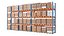 Warehouse Shelf With Pallets