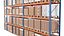 Warehouse Shelf With Pallets